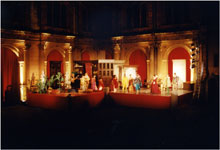  Bühne und Kostüm für Dame Kobold, Schwerin 1998 