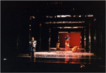 Bühne zu Raub der Lucretia, 1996 Stralsund/Greifswald